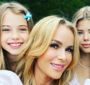 Frank Holden daughters Amanda Holden and granddaughters 